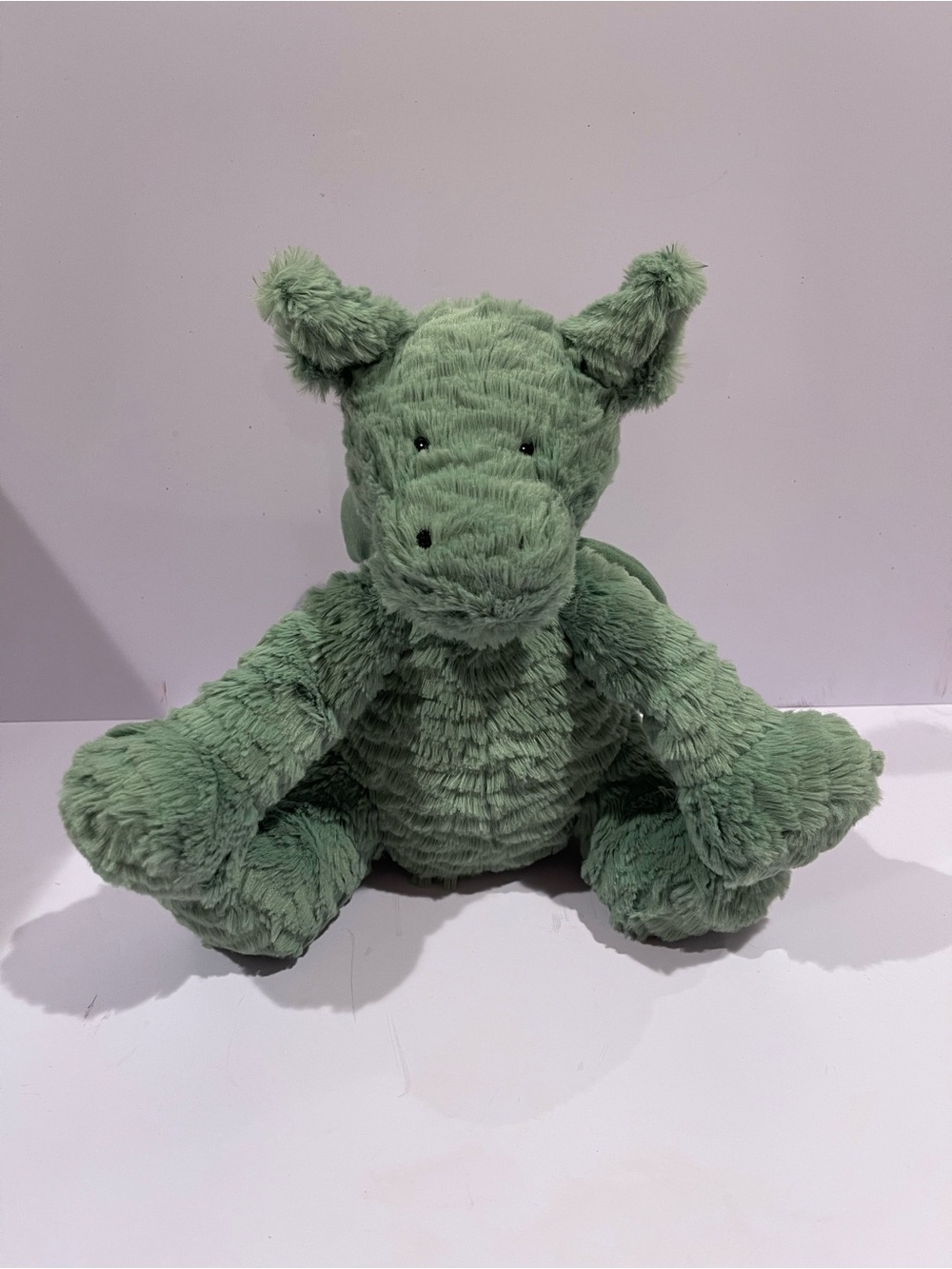 Jellycat Fuddlewuddle Dragon Sage Green Medium 9" Plush Stuffed Animal London